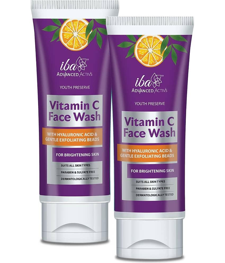 Iba Advanced Activs Youth Preserve Vitamin C Face Wash 100ml, (Pack of 2 )