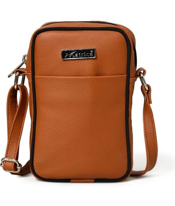 MATRICE - Brown Solid Messenger Bag