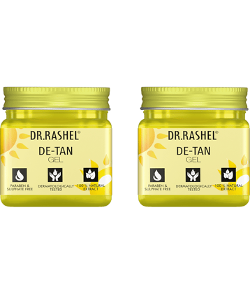 Dr.Rashel De-Tan Gel,Removes Tan And Evens Skin Tone,For All Skin Type,45 Ml (Pack of 2)
