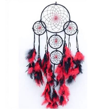 new lucky Feather Multicolour Dream Catcher - Pack of 1