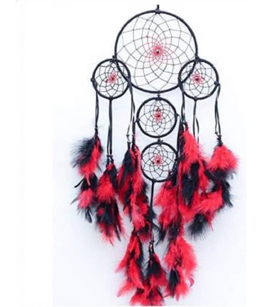 new lucky Feather Multicolour Dream Catcher - Pack of 1