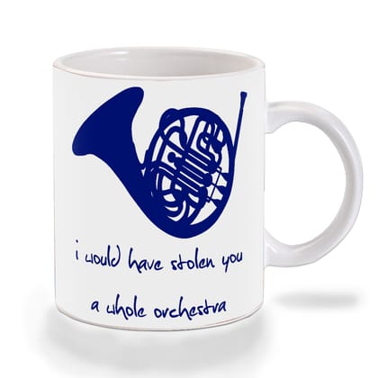 Multicolor How I Met Your Mother Blue French Horn Ceramic Mug