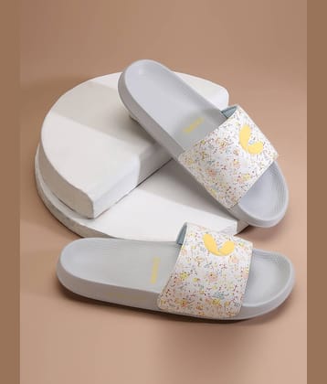 CHUPPS Yellow Women's Slide Flip Flop