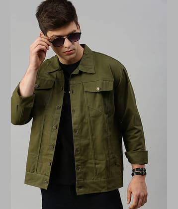 VOGATI Denim Men's Denim Jacket - Navy ( Pack of 1 )