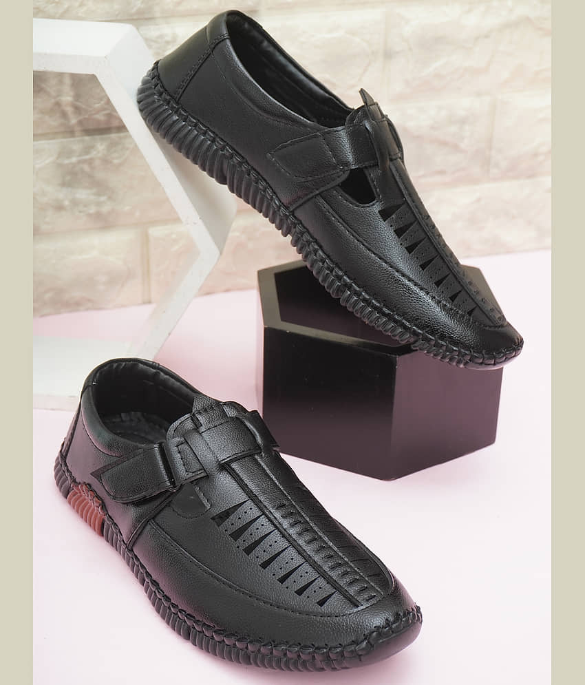 Akiko - Black Men's Sandals