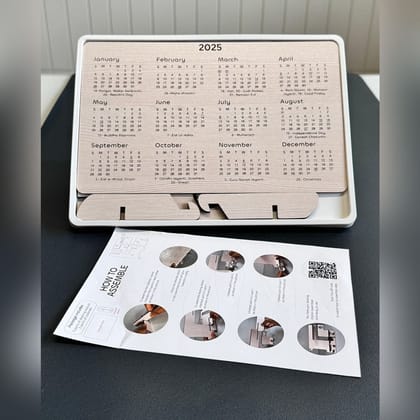 Giftana 7-in-1 Desk Organizer with Calendar - Smart Gifts