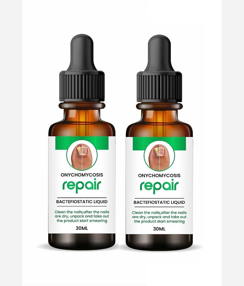 100% Natural Profesional Serum For Nail Strong Supple and Shaped Nail Care Serum - Pack Of 2