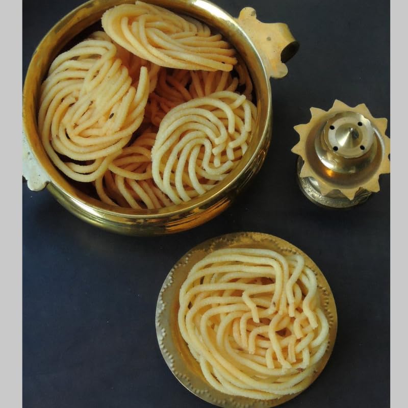 CRUNCHIZZ JILEBI MURUKKU (Chakli) I Crunchy, Authentic Kerala Snack I No Artificial Additives I Perfect Tea-Time Bites I Pack of One
