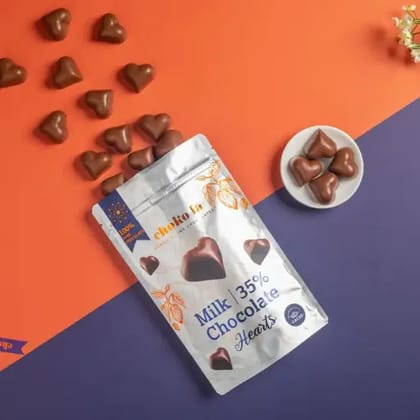 Father's Day Special Milk Chocolate Hearts