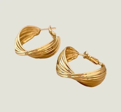 Oval Shape Hook Earring PACK OF 2