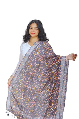 Tisser Digital Print Linen Dupatta Length:-10 Width:-10 Weight:-300