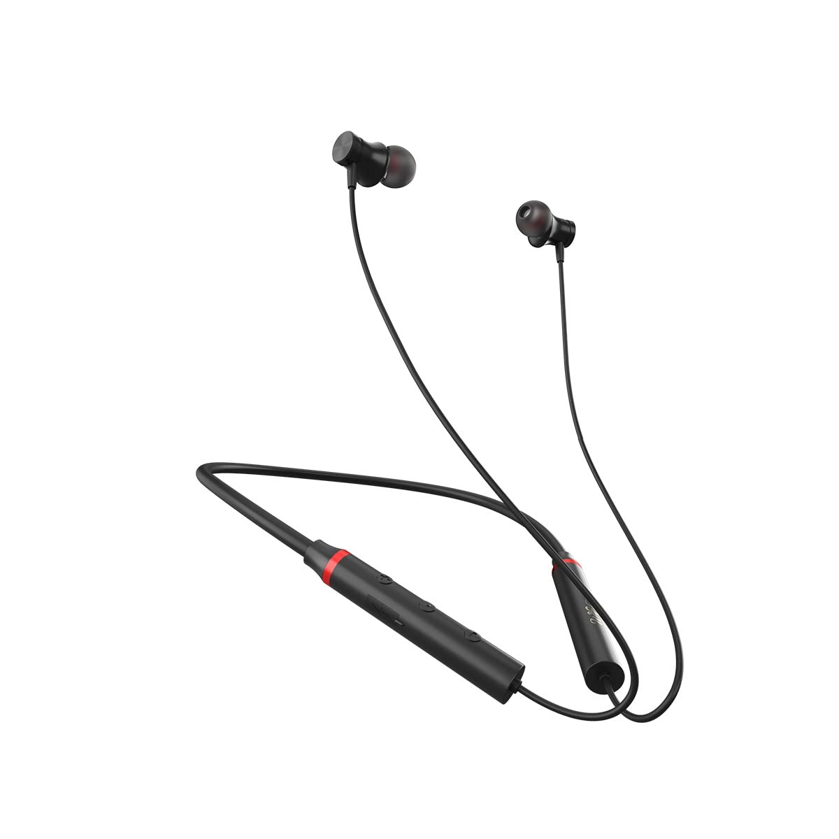 Walta Elite Tornado Bluetooth Neckband with Upto 6 Hours Playback, Magnetic Buds, ASAP Charge, IPX7, Dual Pairing and Bluetooth v5.2 (Jet Black) 