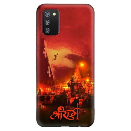 jay Shree Ram Samsung F02S Premium Embossed Mobile cover