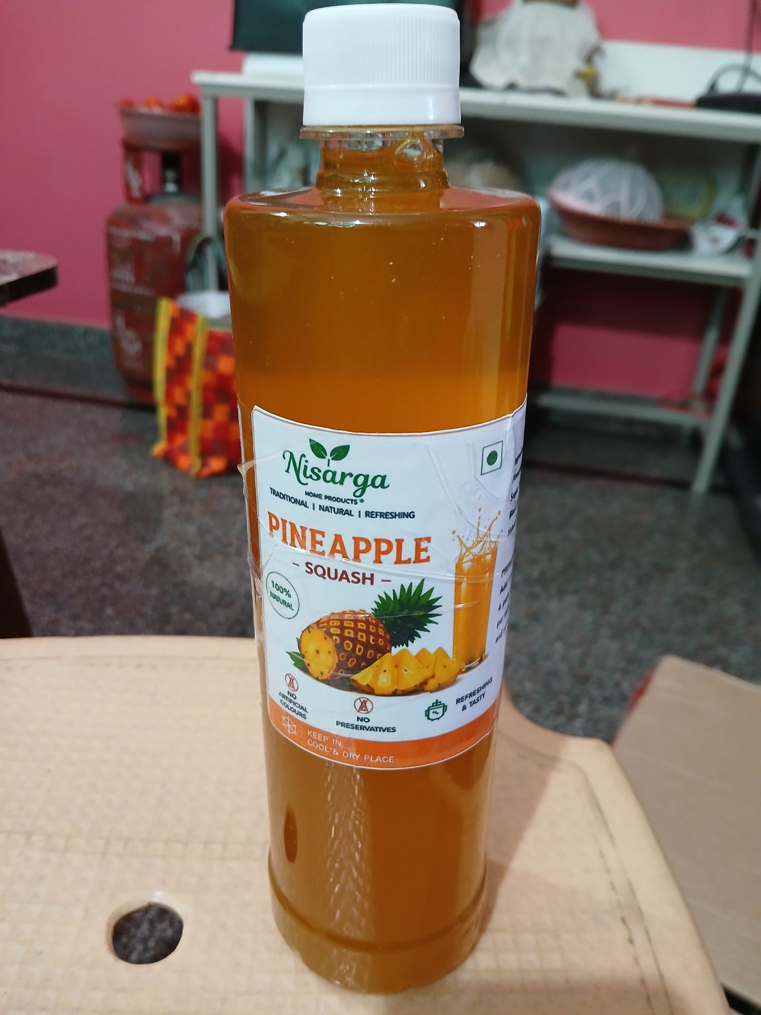 Nisarga Pineapple Squash (Bottle)