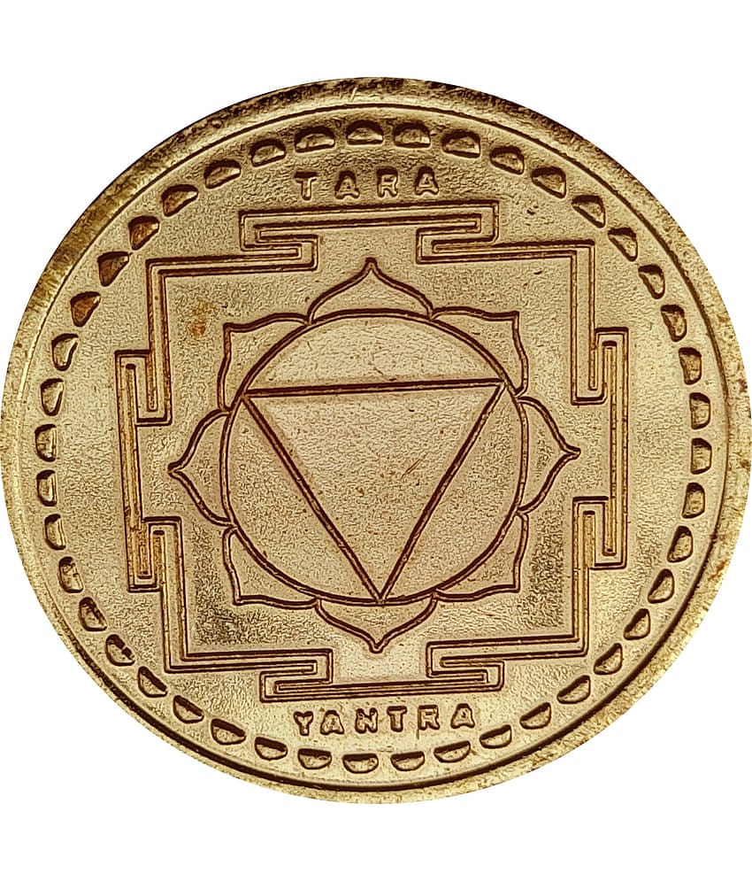 Sri Bakthi Today Tara Yantra Chakra Das Mahavidya Copper Coin