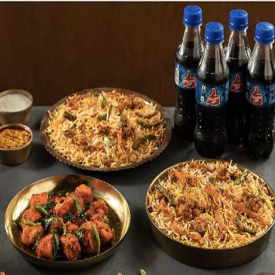 Veg Biryani Family Combo (Serves 4)