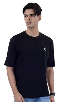 Miller Johnson Mens Cotton Oversized Graphic Print T-Shirt