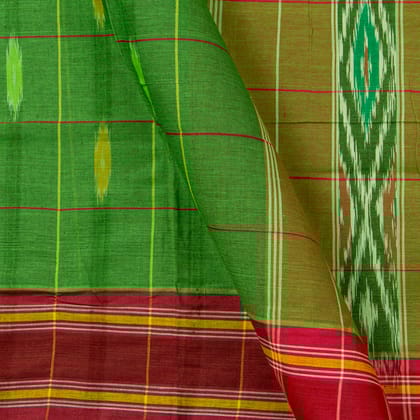 Pastel Pink And Red Kanchipuram Silk Saree For Wedding Wear PV NYC 1390