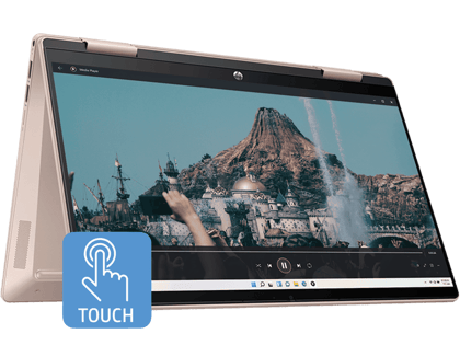 HP Pavilion x360 35.6 cm (14) 2-in-1 Laptop, 13th Generation Intel® Core™ i5 processor, FHD touch display with Intel® Iris® Xᵉ Graphics, 16 GB DDR4-3200 RAM, 1 TB SSD Hard Drive, Pink, 14-ek1151TU.