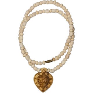 Radhe Krishan Ji Tulsi Mala Beads Wood Necklace Radhe Krishan Ji Tulsi Mala Beads Wood Necklace