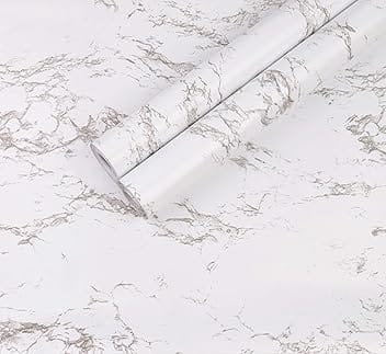 Eurotex Peel and Stick self Adhesive Luxury Wall Stickers DIY Wallpaper for Living Room, Bedroom, Office Easy to Stick PVC Waterproof Scratch Resistance Removable for Home dcor 45 cm x 300 cm Marbel