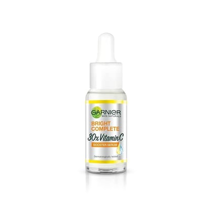 Garnier Skin Naturals, Face Serum, Brightening And Anti-Dark Spots, Bright Complete Vitamin C Booster, 15 Ml