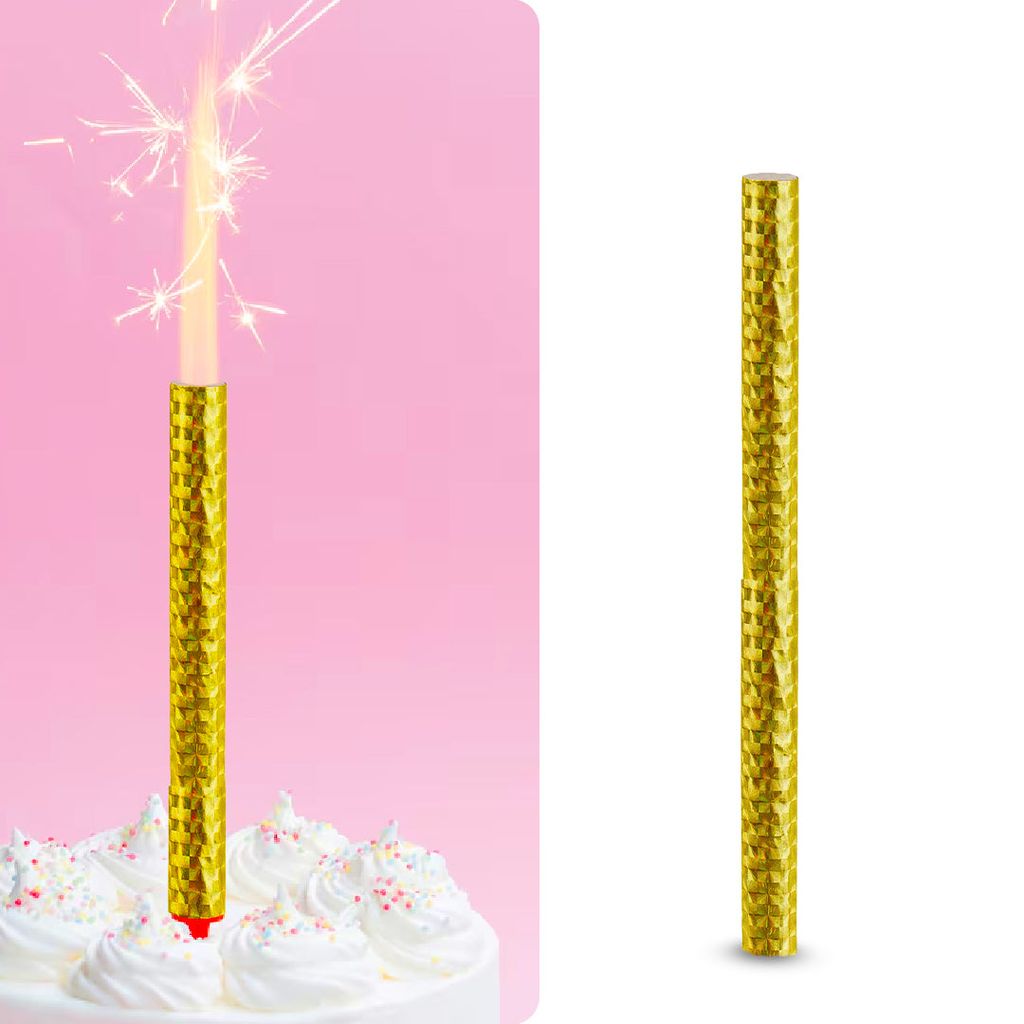 Sparkling Birthday Candle Large / Champagne Popping Candles for Clubs & Parties / Long Lasting - Size – 12 inches – 1 PC - Party and Festive Needs | Buy online on ZillyBuy