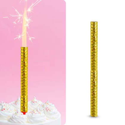 Sparkling Birthday Candle Large / Champagne Popping Candles for Clubs & Parties / Long Lasting -  Size – 12 inches – 1 PC