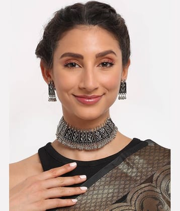 PUJVI - Multicolor Alloy Necklace Set ( Pack of 1 )