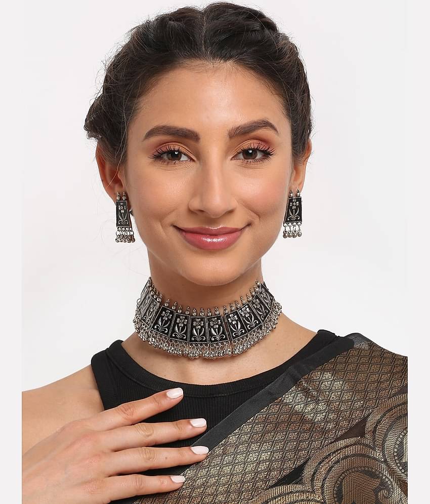 PUJVI - Multicolor Alloy Necklace Set ( Pack of 1 )