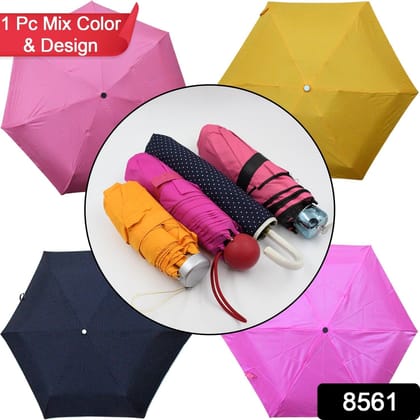 Umbrella Summer Sun and Rain Protection&nbsp;Foldable Cute Umbrella || UV Protection Rain Sun Umbrella || Travel Accessories || Umbrella for Children, Girls, and Boys (1 Pc / Mix Color / Design)
