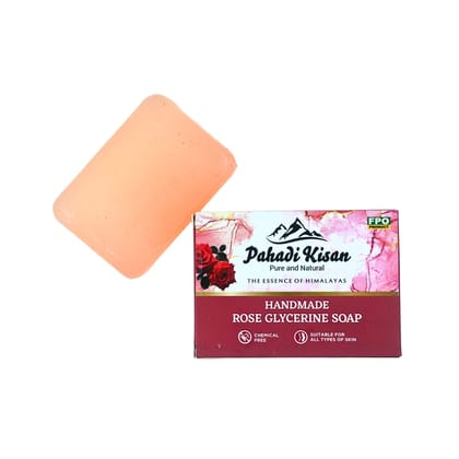 Rose Glycerine Soap 100 gm