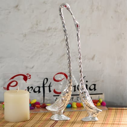 Cute Love Birds Decorative Swan Bird Figurines Showpiece