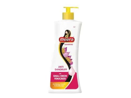 Meera Anti Dandruff Shampoo With Goodness Of Small Onion and FenugreekFights dandruff For Men And WomenParaben Free 340ml