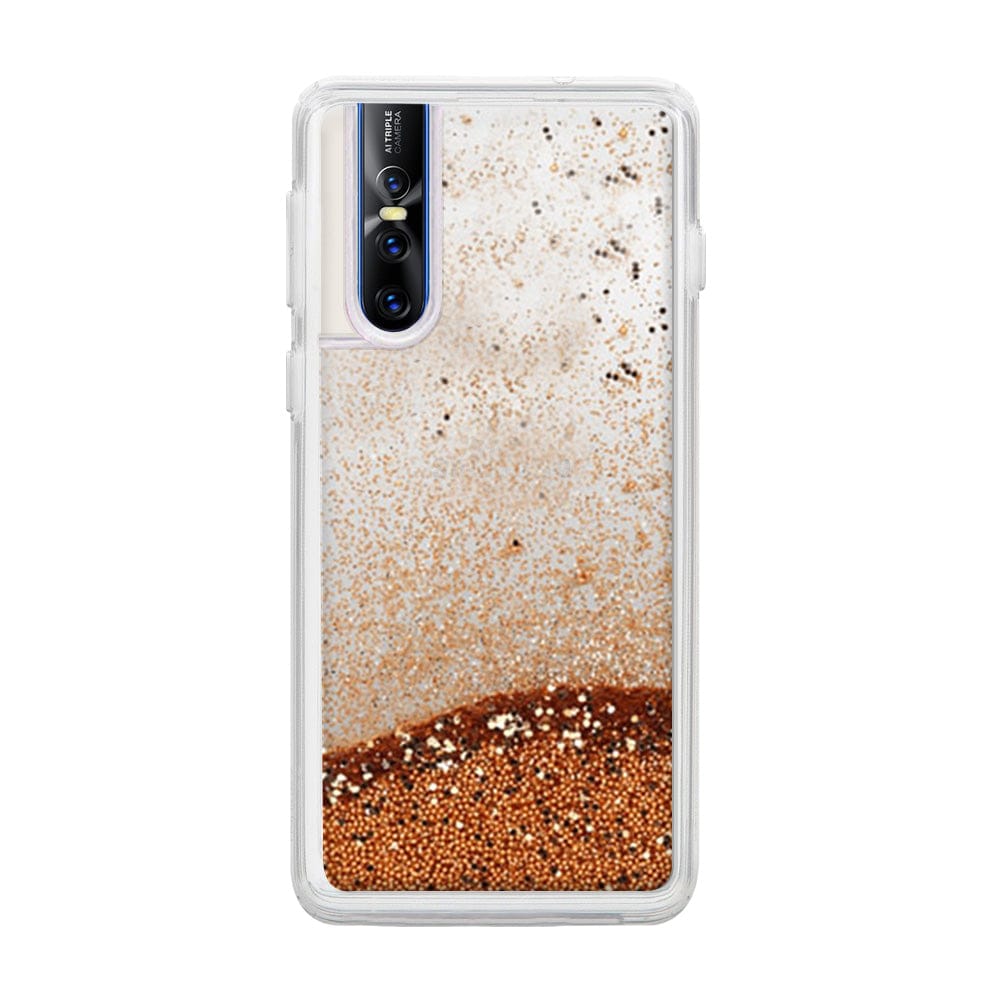 Gold Snow Globe Glitter case for Vivo-Vivo V15 Pro