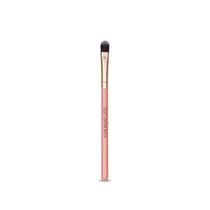 BUNGALOW BEAUTY Contour Buffer Brush, Pink and Gold, 15 cm, Synthetic Bristles