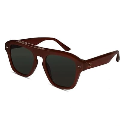 Candy | Red Rectangular Sunglasses For Men & Women ELS3645-Red