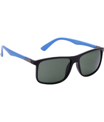 RED LEAF Black Rectangular Sunglasses ( Pack of 1 )