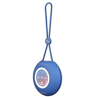 ZEBRONICS County 6 Portable Bluetooth Speaker 3 Watts Upto 12 Hours Playback BTv5.3 TWS Multicolour LED Call Function Compact Design Carry Loop (Blue).