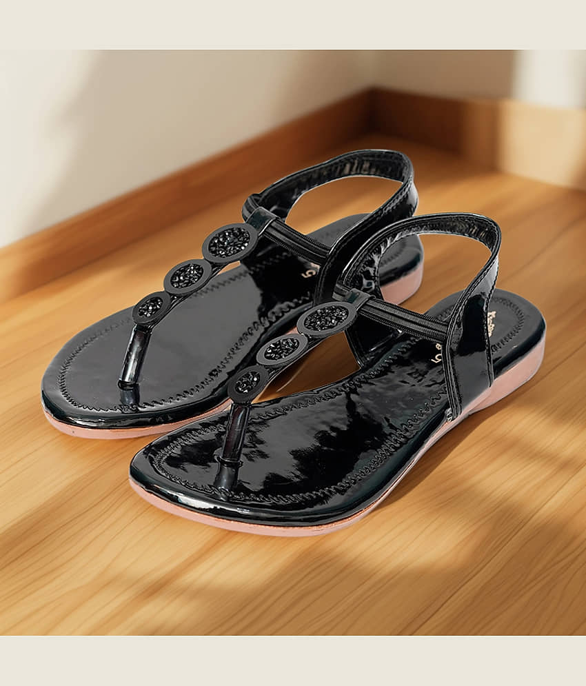 Dream Makers Black Women's Flats