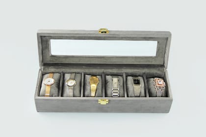 Watch Box – Grey (6 Partition)
