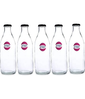 Somil Glass Storage Bottle, Transparent, Pack Of 3, 300 ml