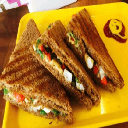 Paneer makhani sandwich