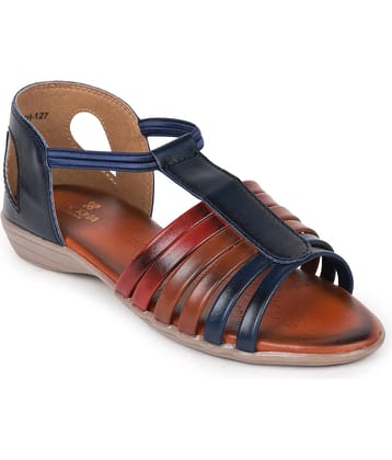 Liberty -  Navy Blue Women's Flats