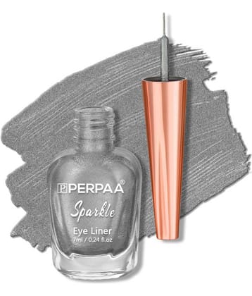 Perpaa - Silver Glitter Eye Liner Liquid ( Pack of 1 )