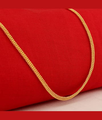 FASHION FRILL Gold Plated Brass Chain ( Pack of 1 )