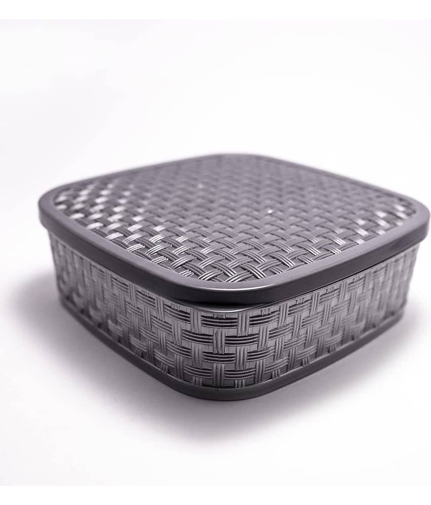 NCMART - Multicolor Polyproplene Food Container ( Pack of 1 )