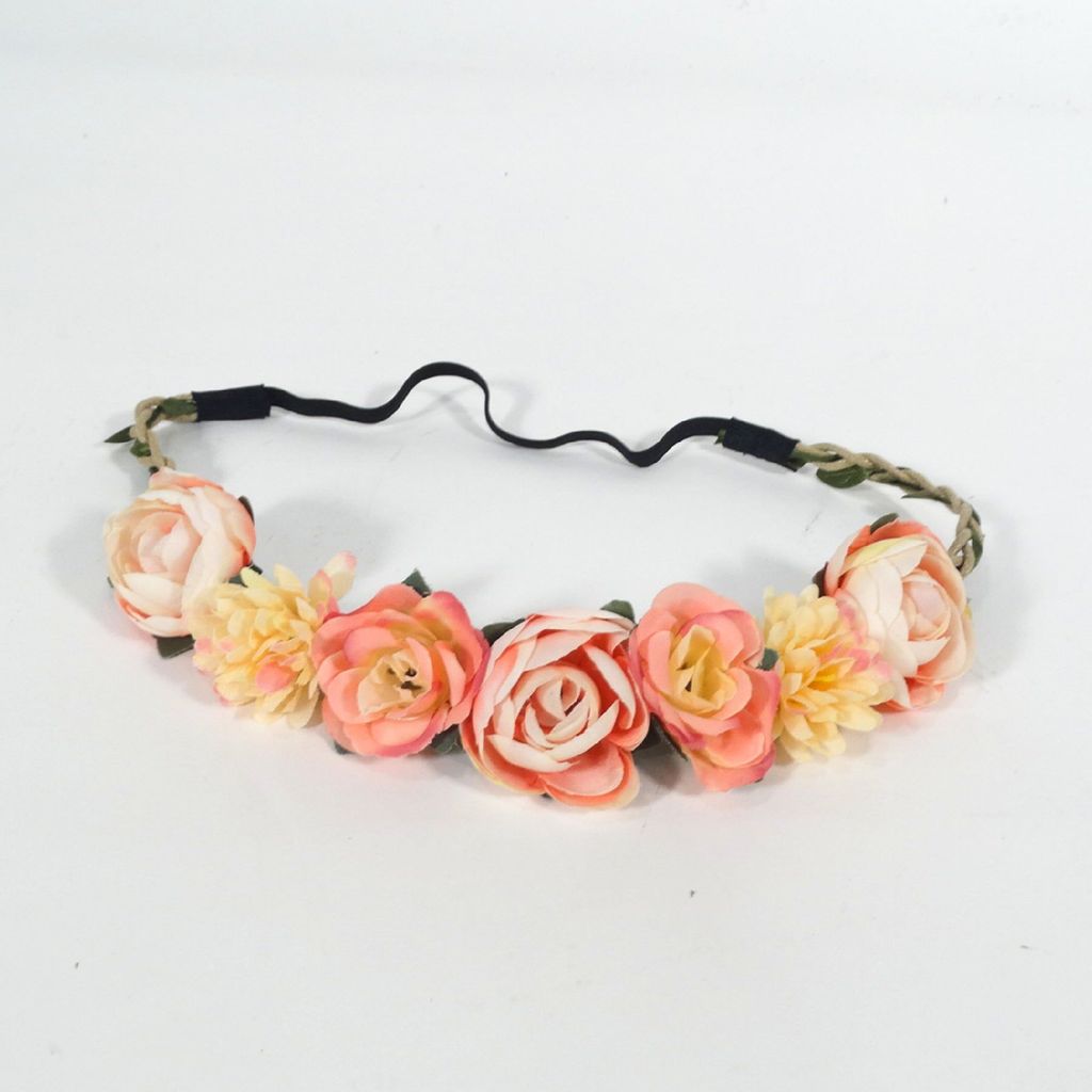 Roses & Flower Elastic Tiara - Party and Festive Needs | Buy online on ZillyBuy