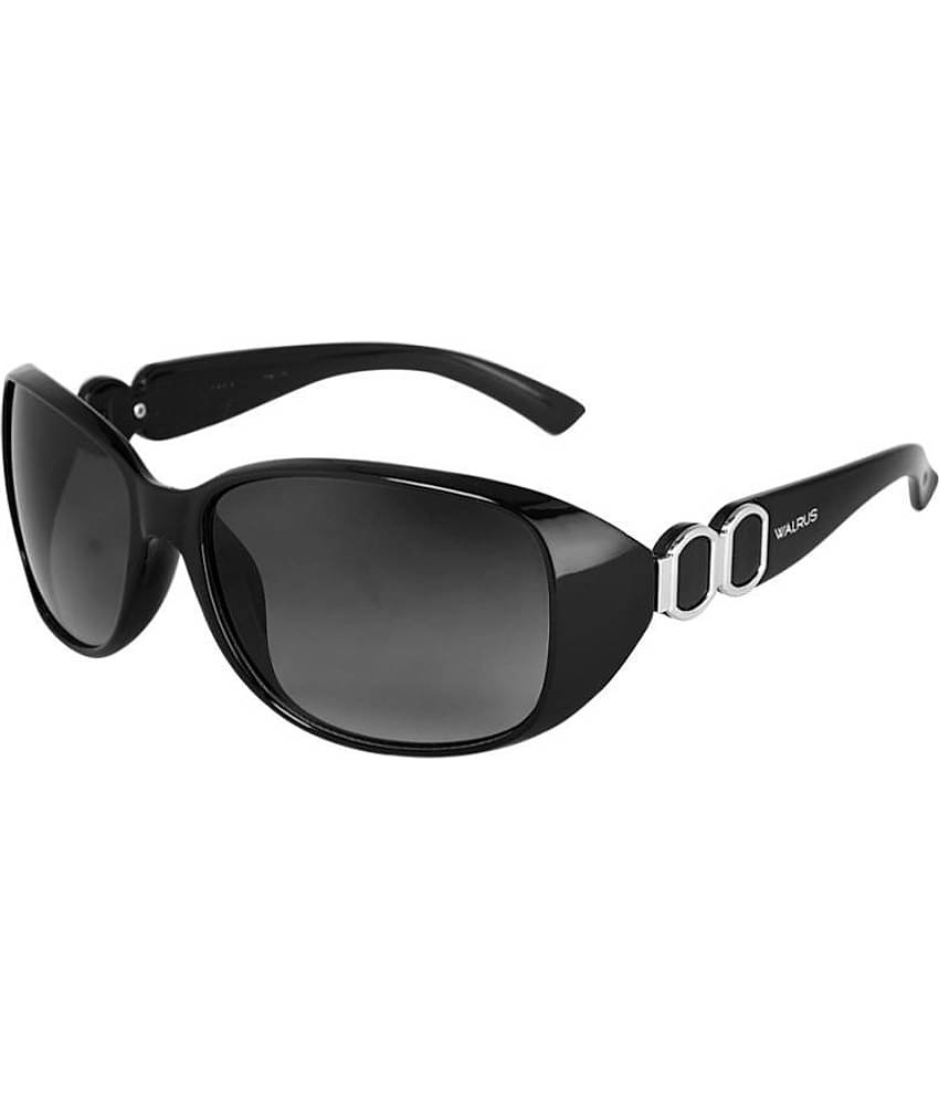 Walrus Black Oversized Sunglasses ( WS-VCT-020202 )