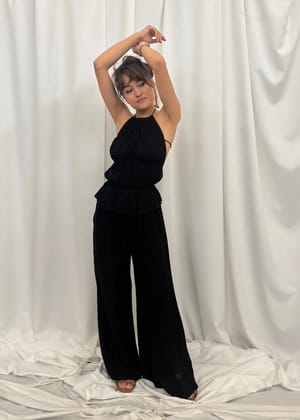Senna Co-ord set (Black)-Black / XS